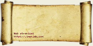 Javorka Zafirović vizit kartica